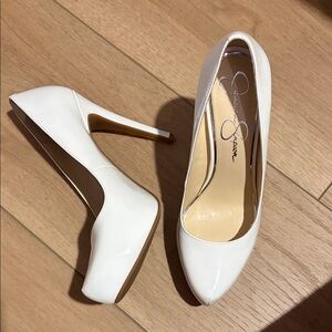 Chic White Stiletto Heels